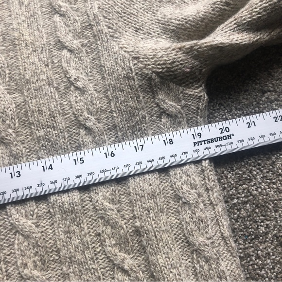 VINTAGE OLD COLONY CABLE KNIT WOOL SWEATER WOMENS SIZE - Picture 9 of 10